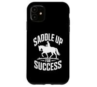 Horse Trainer Saddle Up per il successo equestre Custodia per iPhone 11