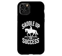 Horse Trainer Saddle Up per il successo equestre Custodia per iPhone 11 Pro