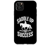 Horse Trainer Saddle Up per il successo equestre Custodia per iPhone 11 Pro Max