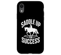 Horse Trainer Saddle Up per il successo equestre Custodia per iPhone XR