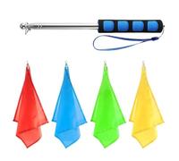 Horse Training Equipment - 4 Pieces with Telescopic Flagpole Portable