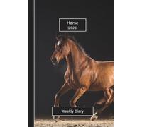 Horse Weekly Diary 2026: A gorgeous Week View Planner 2026 (spread across 2 pages). It's an ideally sized (6"x9") pet lover's journal in a large print ... pages. Great gift for friends and family.
