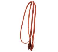 Horse Western Amish Made Leather Quick Change Barrel Contest Reins Brass 66RT14