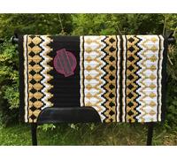 Horse Western Show Saddle Pad Top Wool Pad Sensor Flex Taglia 34" L x 36" W