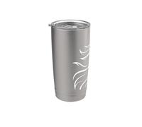 Horse Whisperer Design del Pony Bianco Bicchiere termico in acciaio inox doppia parete