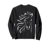Horse Whisperer Design del Pony Bianco Felpa