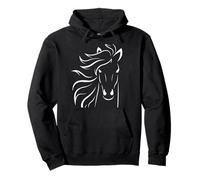 Horse Whisperer Design del Pony Bianco Felpa con Cappuccio