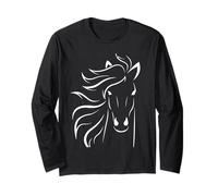 Horse Whisperer Design del Pony Bianco Maglia a Manica