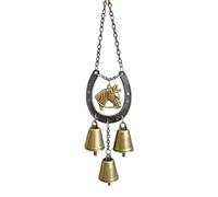 Horse Wind Chime, Wind Chime Decorations, Spinners Bells Pendants Ornaments, Soft Sound Iron Spinner With Bell, Horse Garden Decor For Women Lover Men Home Christmas Outdoor Garden Mom Outside