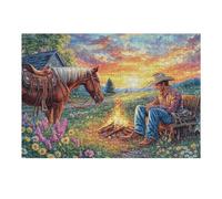 Horse Winter Snowy Forest Puzzle 300 Pezzi Sfida Impossibile Esperti Rompicapo Estremamente Difficile Per Veri Appassionati Stimolo Intellettuale Regalo 300 PCS