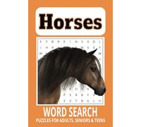 Horse Word Search Book: Word Searches Easy to Read Print about Horses, Horse Back Riding, Horse Racing and More Fun | 6X9 inches, 80 pages | 40 Puzzles - Gift