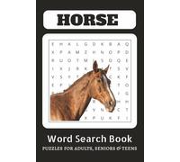 Horse word search puzzle book: Easy-to-Read Word Puzzles About Horses, Horse Racing, Horseback Riding & More | 6x9 Inches, 110 Pages | 50+ Fun Puzzles for Vacations, Holidays & Free Time