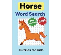 Horse Word Search Puzzle Book for Kids: 50+ Puzzles | 2025