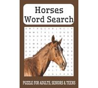 Horse Word Search Puzzle Book: Word Searches with Easy to Read Print about Horse | 6x9 inches, 110 pages | 50+ puzzles Great for gift, vacation, holidays and free times
