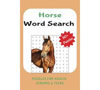 Horse Word Search Puzzle Book: Word Searches With Easy to Read Print About Horses, Horse Back Riding, Horse Racing and Many More | 6x9 in,110 pages| ... … Gift for Vacations, Holidays and Free Time