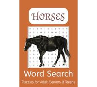 Horse Word Search Puzzle Book: Word Searches with Easy to Read Print about Horses, Horse Racing, Horseback Riding and More | 6x9 inches, 110 Pages | 50+ Word Search Puzzles for Fun and Relaxation