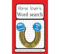 Horse Word Search Puzzle Book: Word Searches with Easy to Read Print about Horses, Horse riding, Animals.| 6x9 inches, 110 pages |50+ Puzzles| Gifts ... Vacations, Christmas, Family, Friends,