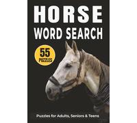 Horse Word Search: Puzzles for Adults, Seniors & Teens
