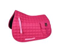Horseback Riding Saddle Pad Non Slip Pocket Design Sweat Absorbent Equine Shock Absorber For Equestrian Equipment per Ogni Cavaliere(Pink)