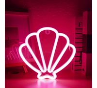 Horseneon Shell Neon Light Sign Rosa Neons Sign Neon Illuminated Sign Luci da parete Pub Decoration Lights For Man Cave Lights Neons Gift For Husband Wedding Birthday Party