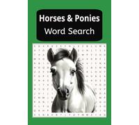 Horses and Ponies Word Search book: Horses and Ponies word search book for Adults, Teens and Children