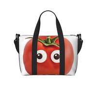 Horses - Borsa da viaggio impermeabile con tracolla regolabile, multi-scomparto per palestra, viaggi, attività all'aperto, I Love You From My Head Pomodori, Taglia unica