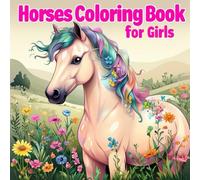 Horses Coloring Book for Girls: Explore the Grace and Beauty of Horses with Delightful Illustrations