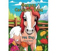 Horses Coloring Book for Kids: 3rd book of horses for coloring