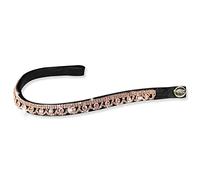 Horses Frontalino Luxe Rosegold Nero Full, Realizzato con Materiali di Alta qualità, Resistente, Ergonomico e Sicuro