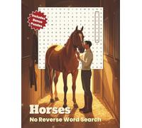 Horses No Reverse Word Search: Large Print: 50 Gentle All-Direction Puzzles with Bonus Easy Word Scrambles for Adults, Teens, and Horse Lovers | Solutions Included | Relaxing Activity for Seniors