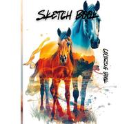 Horses of Serenity.: 50 Peaceful Equine Sketches for Relaxation and Mindful Coloring | 8.5” x 11” Black-Backed Pages.