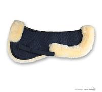 Horses Semisottosella Blu/Beige, Semisottosella Morbido e Resistente, Ideale per Proteggere Il Cavallo da Shock o Problematiche alla Schiena