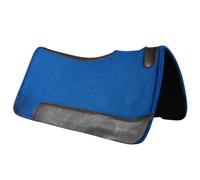 Horses Sottosella Feltro Silver Horse Coloured, Morbido e Resistente, Indispensabile per Proteggere Il Cavallo da Traumi e Shock Eccessivi, Sobrio ed Elegante (Royal Blu)