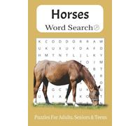 Horses Word Search Puzzle Book: 6x9 inches | 110 pages | 50+ Puzzles