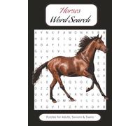 Horses Word Search Puzzle Book: Word Searches With Easy to Read Print about Horses and More | 6*9 inches, 110 pages | 50+ Puzzles...Gift for Vacations, Holidays and Free Times