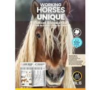 Horses: Working Breeds - Unique: 30 Breeds in Double Pages | One in Color and One to Color