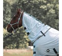 HorSeven Collo Fly Protect - bianco/blu marino, dimensioni: purosangue