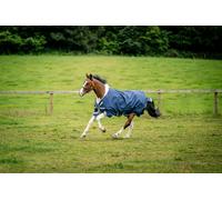 Horseware Ireland Amigo 1200D Wug Turnout 50g Navy/Titanium Grey & Silver - 155 cm