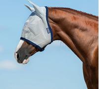 Horseware Ireland Amigo FlyMask "Silver/Navy" - cob