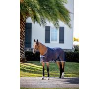 Horseware Ireland Amigo Net Cooler Navy/Titanium Grey & Silver - 140 cm