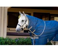 Horseware Ireland Amigo Ripstop Insulator Stable Hood 200g Navy/Titanium Grey - M