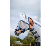 Horseware Ireland Rambo® Plus Flymask "Silver/Navy" - Small Pony