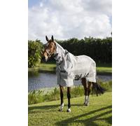 Horseware Ireland Rambo Protector Integrated, Silver/Navy, White & Beige - 140 cm