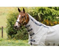 Horseware Ireland Rambo® Protector Neck Cover, Silver/Navy & White & Beige - XL