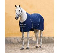 Horseware Ireland Rambo® Stable Sheet, Navy/Thunderstorm Grey & Silver - 145 cm