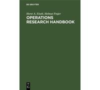Horst A. Eiselt Helmut Frajer Operations research handbook (Copertina rigida)
