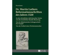 Horst Jesse Dr. Martin Luthers Reformationsschriften des Jahr (Copertina rigida)