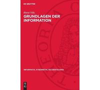 Horst Völz Grundlagen Der Information (Copertina rigida)