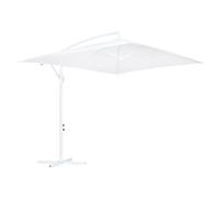 Hortan Ombrellone Rettangolare Decentrato Diametro 2 x 3 Metri Con Palo Laterale, Struttura In Acciaio Inossidabile, Chiusura a Manovella E Copertura Protettiva Per Arredo Esterno, Giardino e Terrazzo