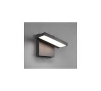 Horton applique da esterno led in fusione antracite orientabile l. 15cm x h. 12
